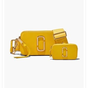 Stylish Yellow Crossbody Bag Set